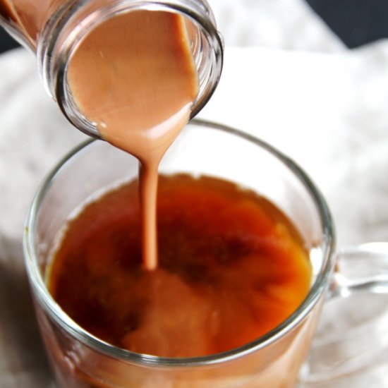 Dairy-free Peppermint Mocha Creamer