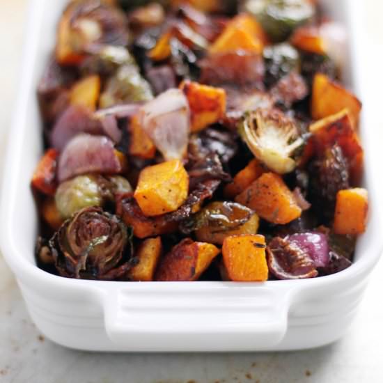 Maple Roasted Fall Vegetables