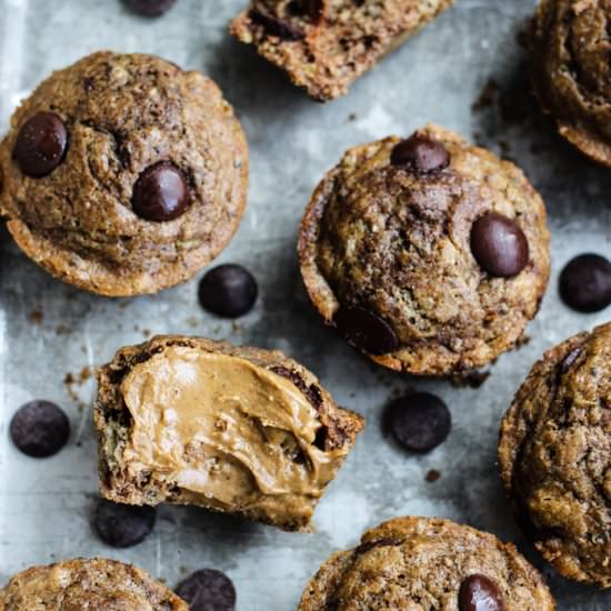 Zucchini Spelt Muffins