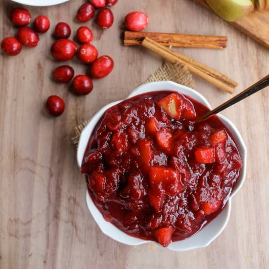 Cranberry Apple Sauce