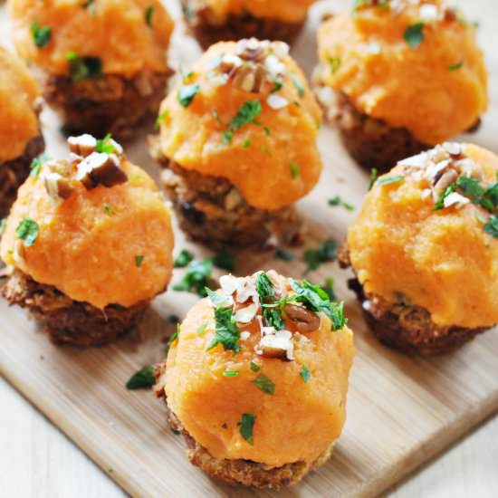 Sweet Potato Stuffing Muffins