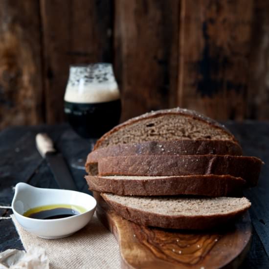 Awesome Vegan Whole Wheat Stout Loaf