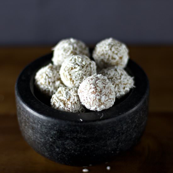 Tahini Lime Truffles