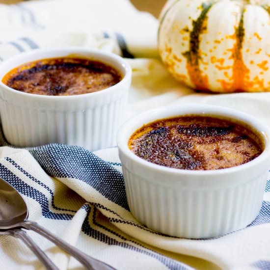Pumpkin Crème Brûlée