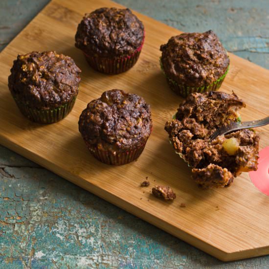 Pumpkin Spice Pear Muffins