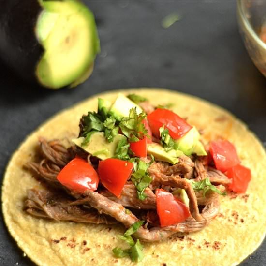 Slow Cooker Shredded Beef Tacos
