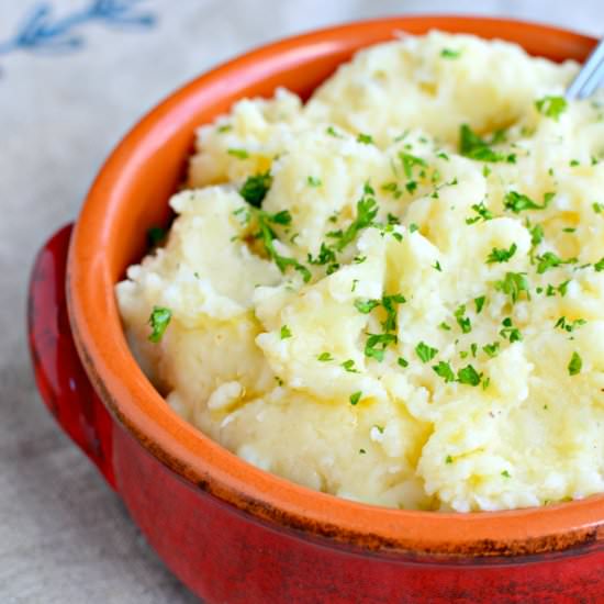 Potato-Parsnip Puree w/ Brown Butter