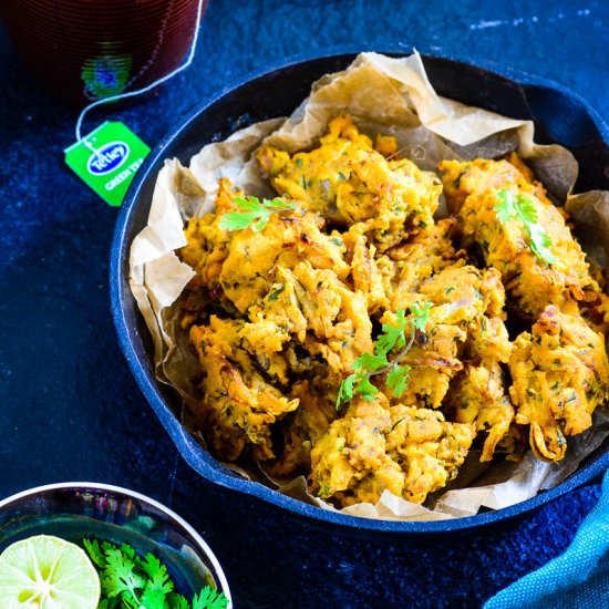 Non fried Onion Pakora