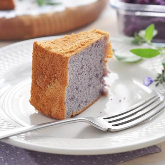 Purple Sweet Potato Chiffon