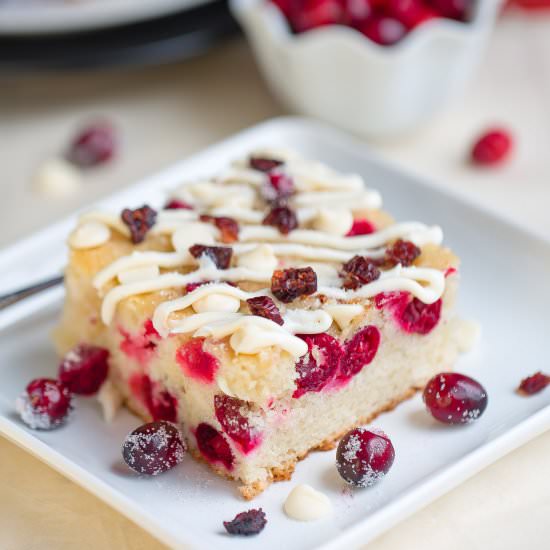 Cranberry Bliss Sheet Cake