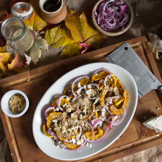 Delicata Squash with Feta & Dukkah
