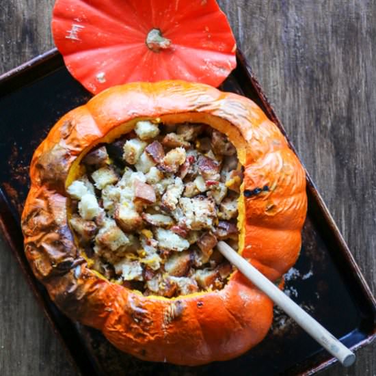 Pumpkin Stuffed w/ Everything Good