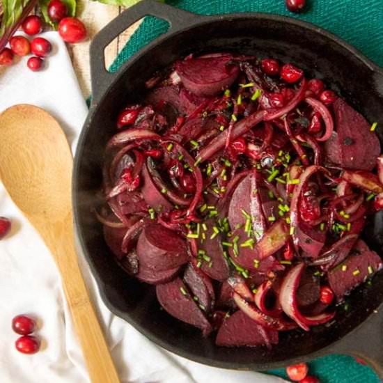 Beet & Cranberry Sauté