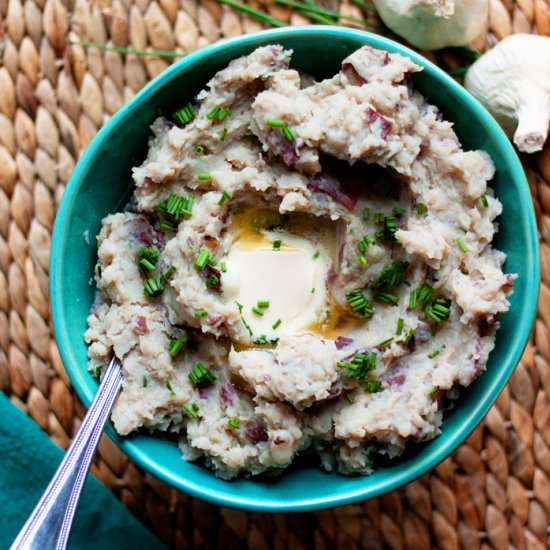 Vegan Slow Cooker Mashed Potatoes