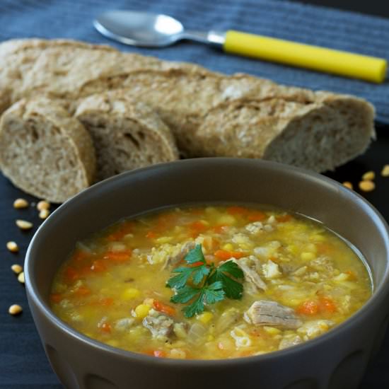 Split Pea Soup with Pork Ribs