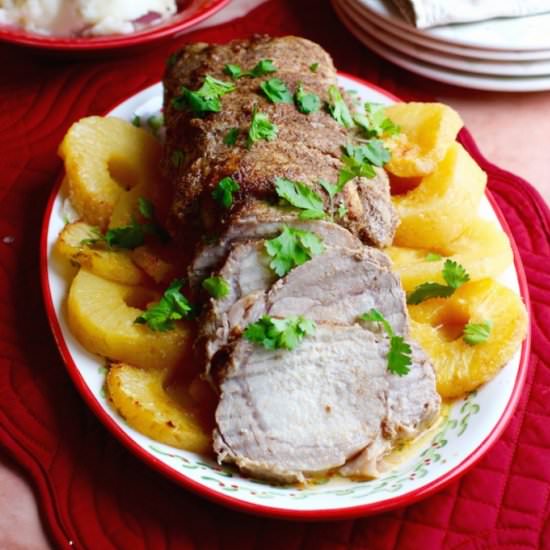 Pineapple Roasted Pork Loin