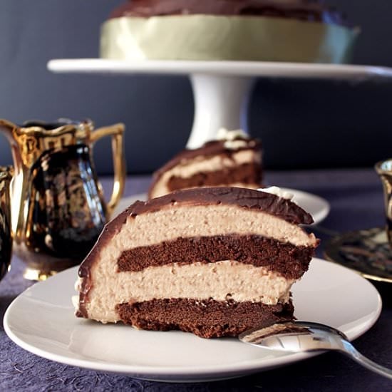 Chestnut Chocolate Mousse Torte