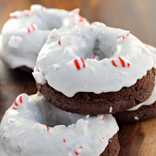 Chocolate Peppermint Donuts