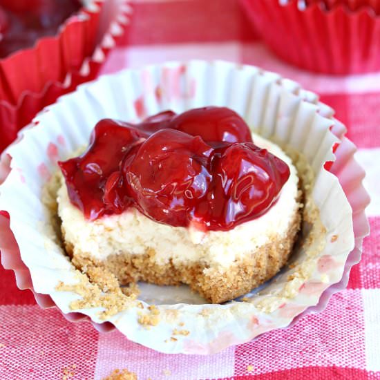 Cherry Cheesecake Cupcakes
