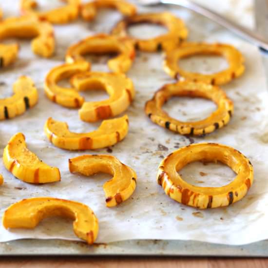 Toaster Oven Delicata Squash