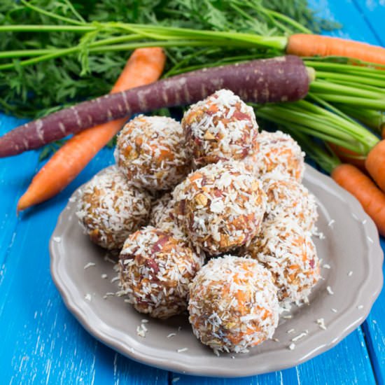 Carrot No Bake Energy Bites