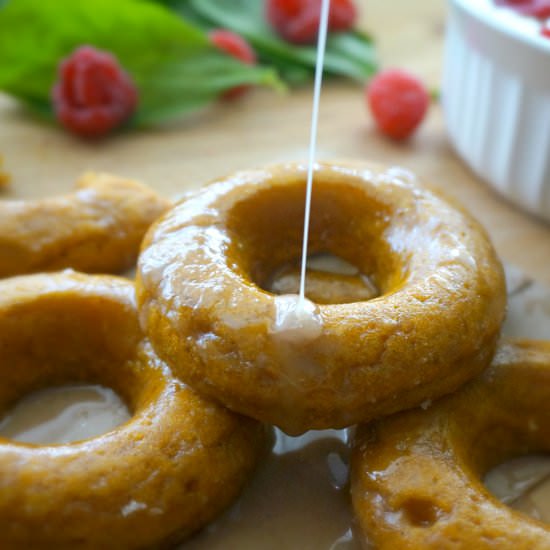 Vegan Pumpkin Baked Donuts