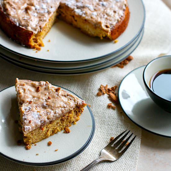 White Chocolate Spiced Almond Cake