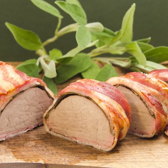 Pork Loin with Bacon & Sage