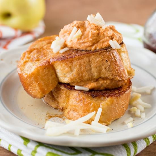 Pumpkin and Cream Cheese French Toast