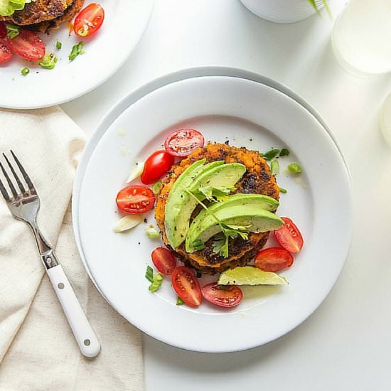Sweet Potato and Chia Power Burgers