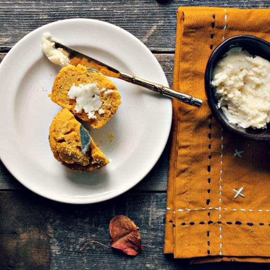 Sweet Potato & Sage Corn Muffins