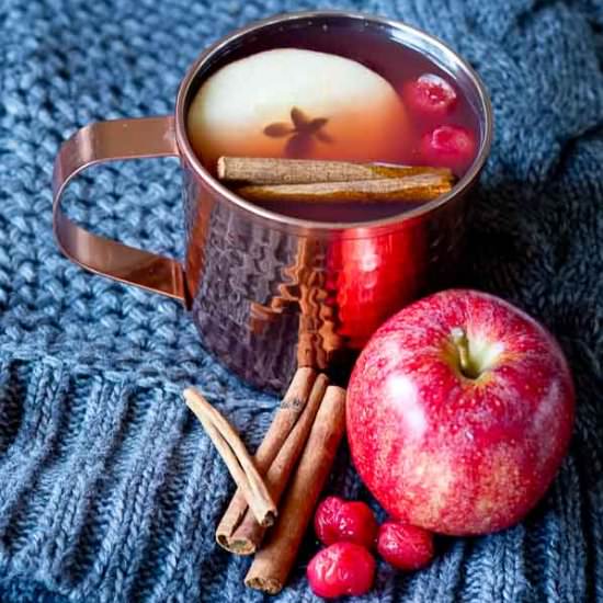 Mulled Tart Cherry Apple Cider