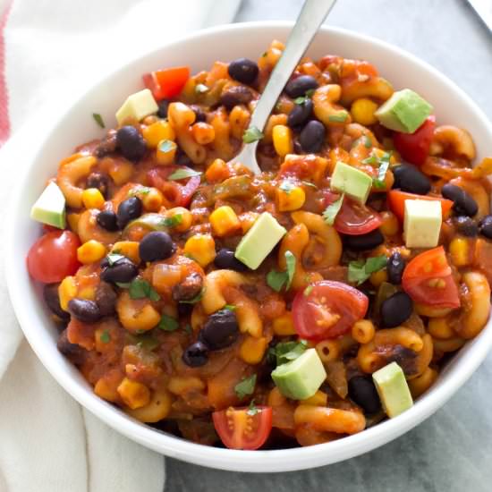 One Pan Mexican Pasta