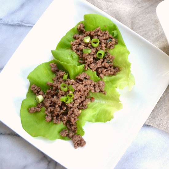 Korean Beef Lettuce Wraps