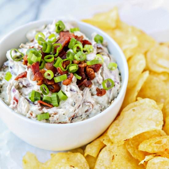 Caramelized Onion Bacon Blue Cheese