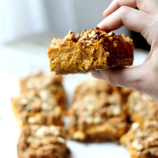 Pumpkin Crumb Bars