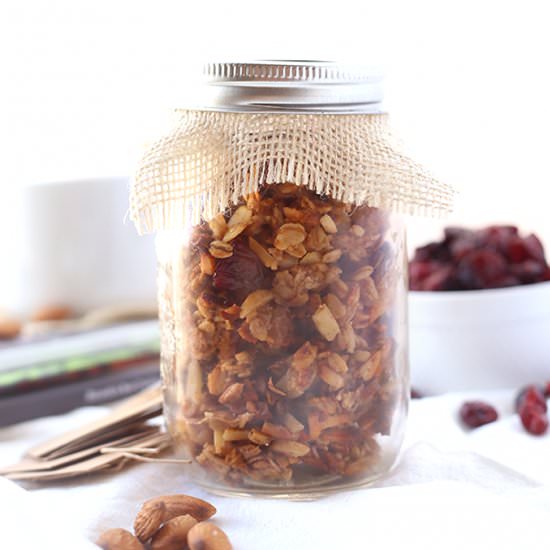 Almond Cranberry Granola