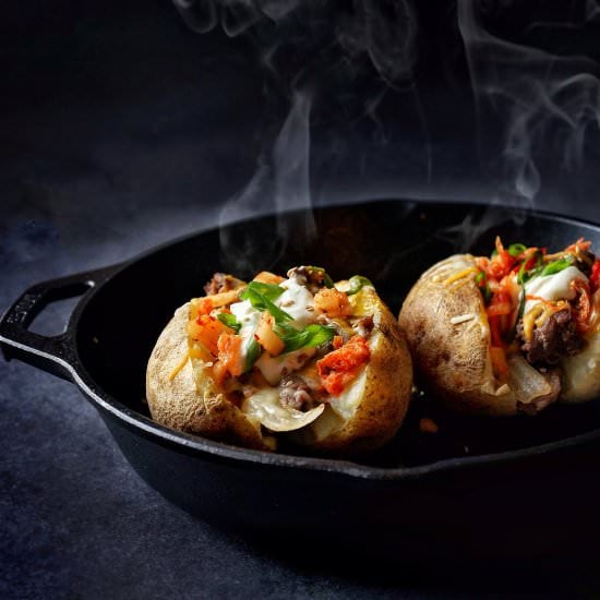 Bulgogi stuffed Baked Potato