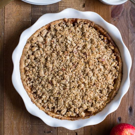 Not Your Grandma’s Apple Crumb Pie