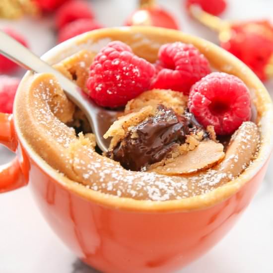 Cookie Butter Chocolate Lava Cake