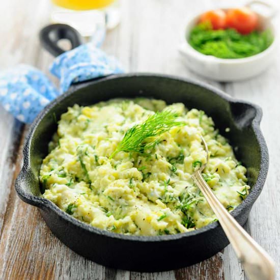 Ricotta and Brie Scrambled Eggs