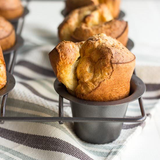 Parmesan Black Pepper Popovers