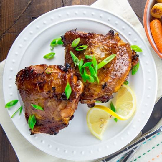 Lemon & Garlic Chicken Thighs