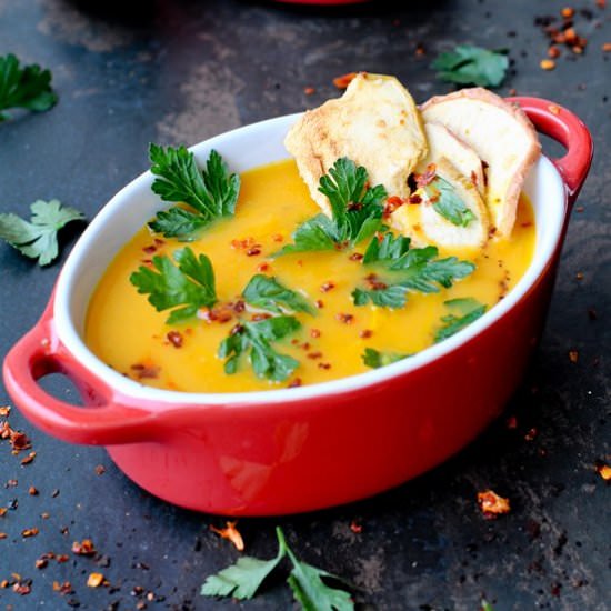 Cream of Squash and Apple