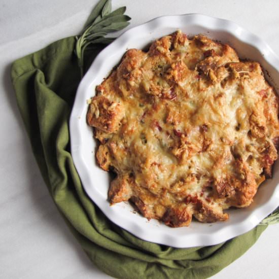 Savory Bread Pudding