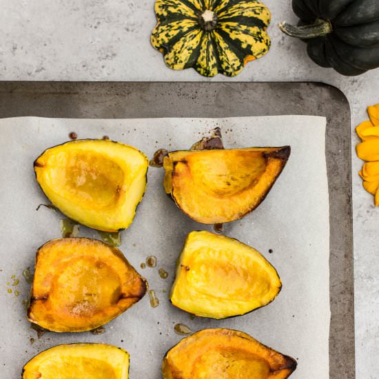 Maple Roasted Acorn Squash