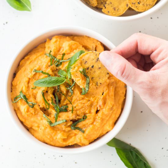 Navy Bean and Sweet Potato Dip