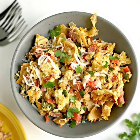 Egg & Tortilla Breakfast Skillet