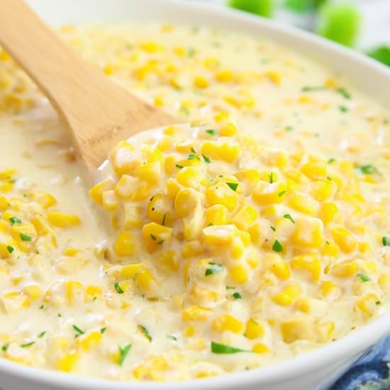 Slow Cooker Creamed Corn