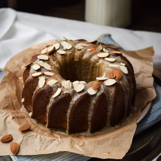 Kahlúa Caramel Almond Bundt Cake